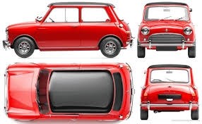 Voorruit Austin mini 59'-99'